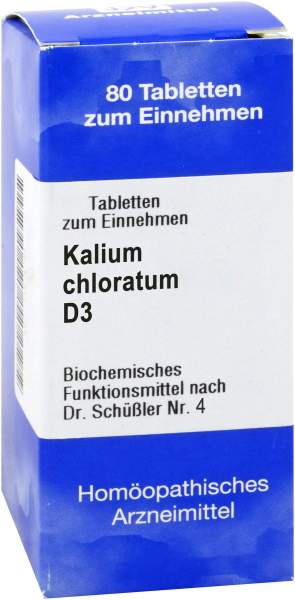 Biochemie 4 Kalium Chloratum D 3 1000 Tabletten