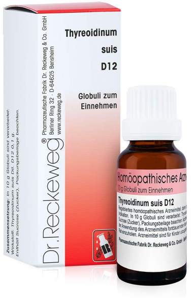THYREOIDINUM SUIS D 12 Globuli