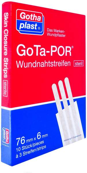 Gota-Por Wundnahtstreifen 6x76 mm