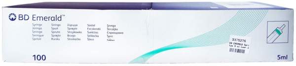 Bd Emerald Spritze 5 ml Luer Zentrisch