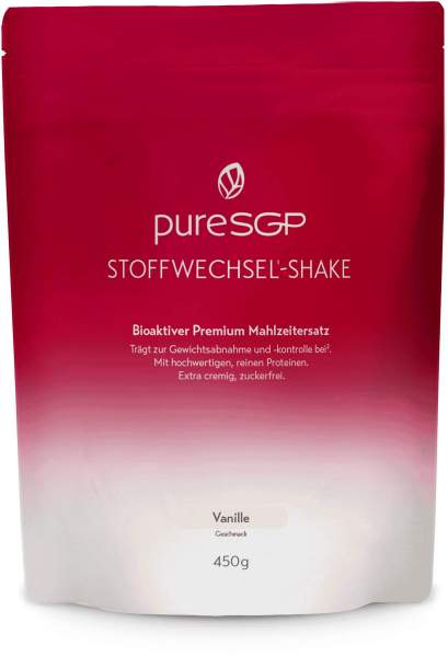 PureSGP Stoffwechsel-Shake Pulver Vanille 450 g