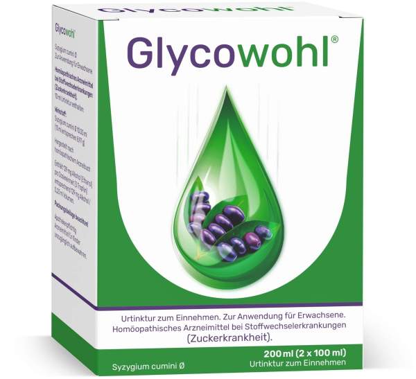 Glycowohl pflanzliche Tropfen bei Diabetes 2 x 100 ml