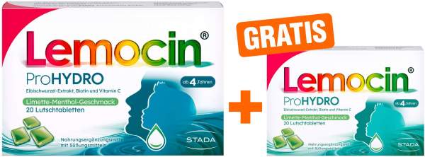 Lemocin ProHydro 20 Lutschtabletten + gratis 20 Lutschtabletten