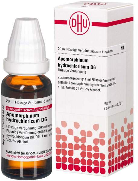 Apomorphinum Hydrochloric. D 6 Dilution