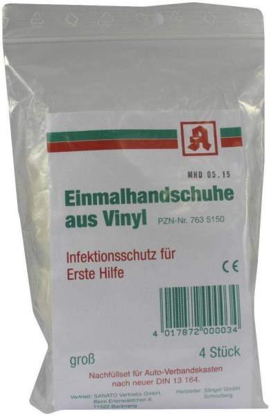 Aids Schutzhandschuhe Vinyl