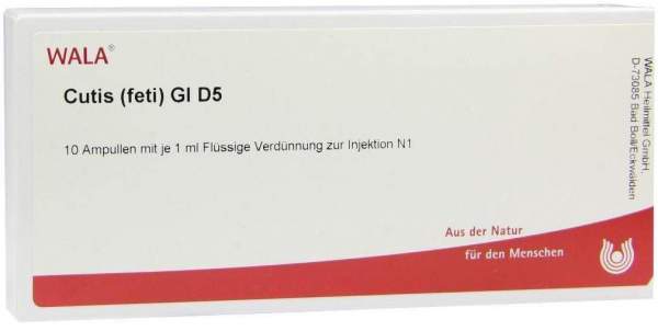 Cutis Feti Gl D 5 Ampullen 10 X 1 ml