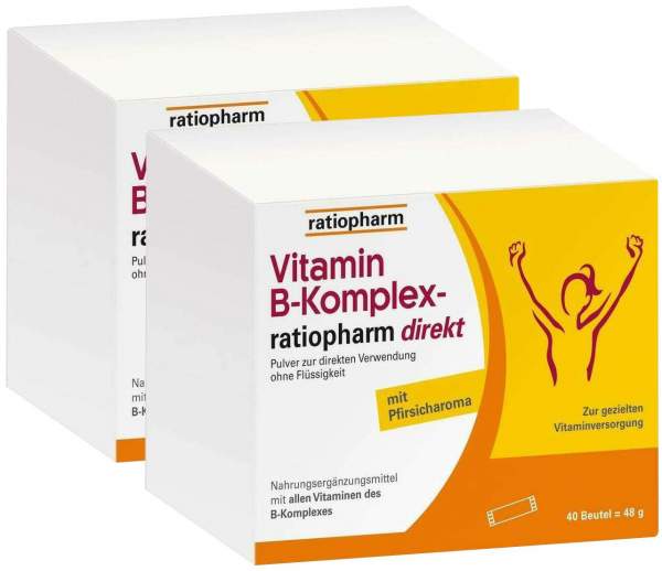 Vitamin B Komplex ratiopharm direkt 2 x 40 Beutel