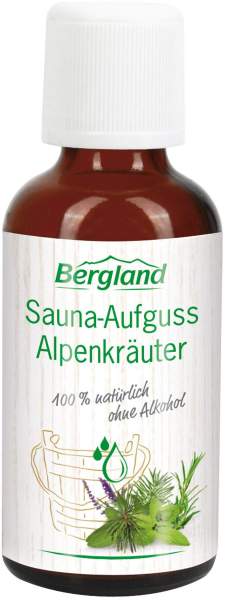Sauna Aufguss 50 ml Konzentrat Alpenkräuter