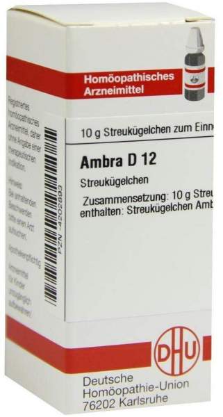 DHU Ambra D12 Globuli