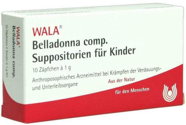Wala Belladonna Comp. 10 X 1 G Kindersuppositorien