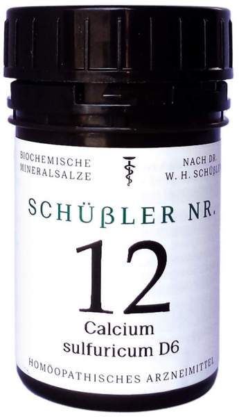 Schüssler Nr. 12 Calcium Sulfuricum D 6 200 Tabletten