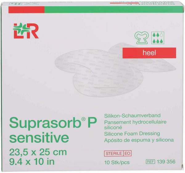 Suprasorb P Sensitive Pu-Schaumv.Heel Bor.23,5 X 23,5 10 Stk