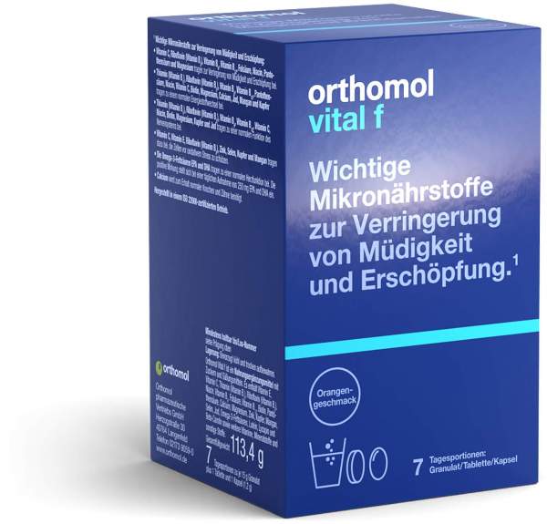 Orthomol Vital F 7 Tagesportionen Granulat - Kapseln Kombipack