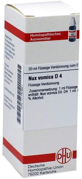 Dhu Nux Vomica D4 20 ml Dilution