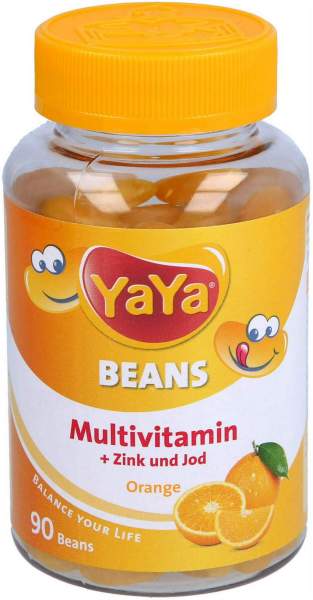 Yaya Beans Orange Zink und Jod 90 Kaudragees