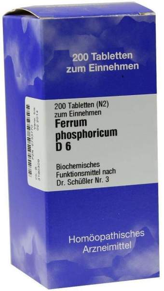 Biochemie Iso 3 Ferrum Phosphoricum D6 200 Tabletten
