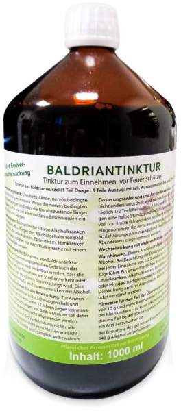 Baldrian Tinktur 1 L Tinktur