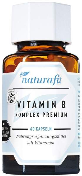 Naturafit Vitamin B Komplex Premium 60 Kapseln