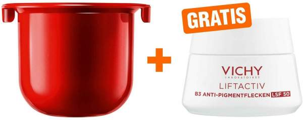 Vichy Liftactiv Collagen Specialist 16 LSF 50 Refill 50 ml + gratis Vichy Liftactiv B3 Anti-Pigmentflecken LSF 50 15 ml