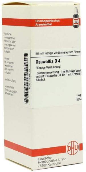 Rauwolfia D4 Dilution 50 ml Dilution