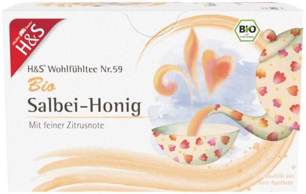 H&amp;S Bio Salbei Honig 20 Filterbeutel