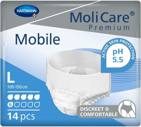 Molicare Premium Mobile 6 Tropfen Gr.L