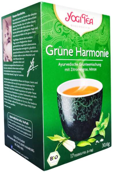 Yogi Tea Grüne Harmonie Bio 17 Filterbeutel