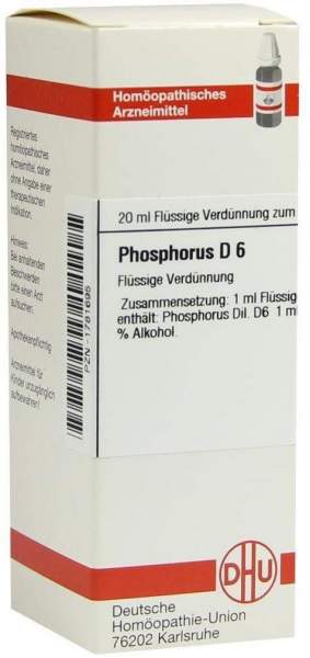 Phosphorus D6 Dilution 20 ml Dilution