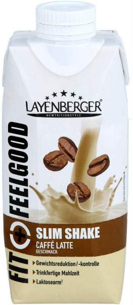 Layenberger Fit+feelgood Slim Shake Caffe Latte 330ml