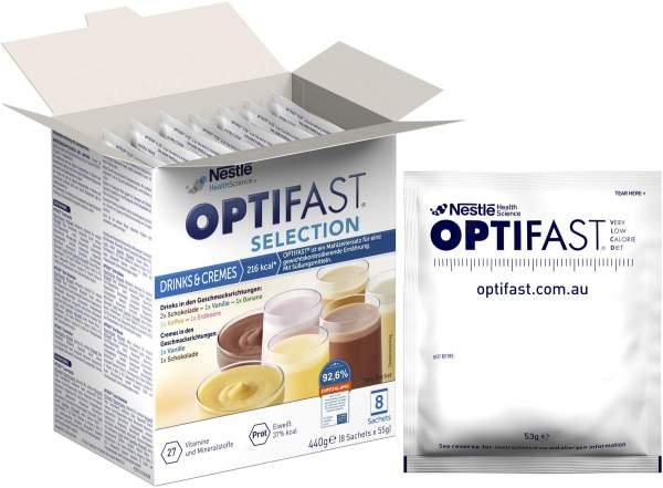 Optifast Selection Drinks &amp; Cremes 8 X 55 G