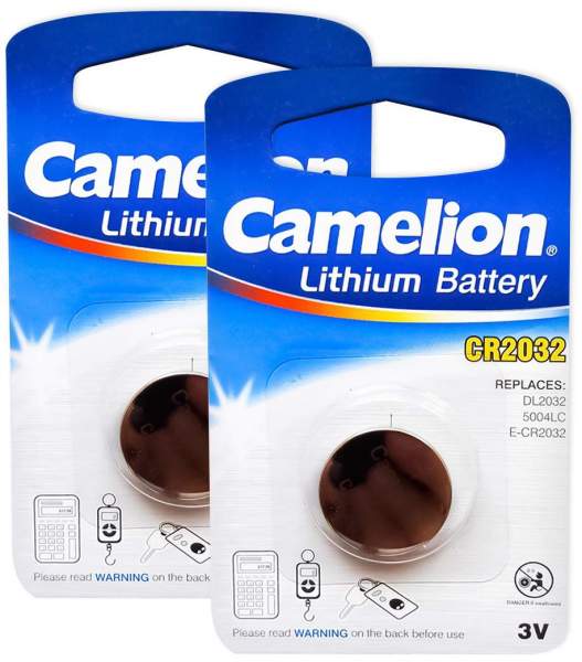 Camelion Lithium Knopfzellen CR 2032