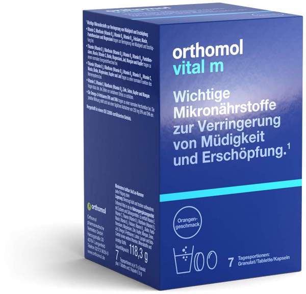 Orthomol Vital M 7 Tagesportionen Granulat - Kapseln Kombipackung