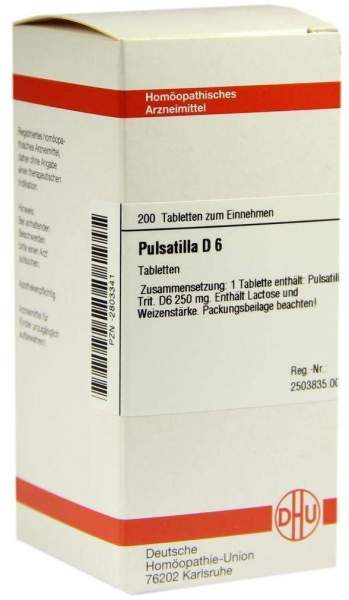 Pulsatilla D6 200 Tabletten