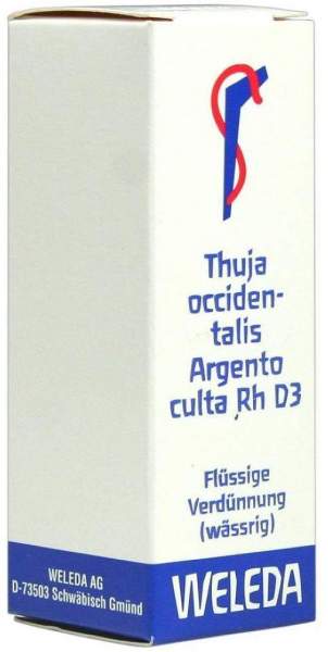 Weleda Thuja Occidentalis Argento Culta Rh D3 20 ml Dilution