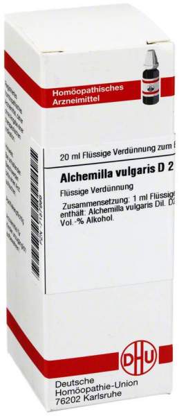 Dhu Alchemilla Vulgaris D2 20 ml Dilution