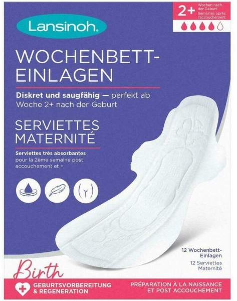 Lansinoh Wochenbett-Einlagen 2+ Wochen Nach Geburt 12 Stück