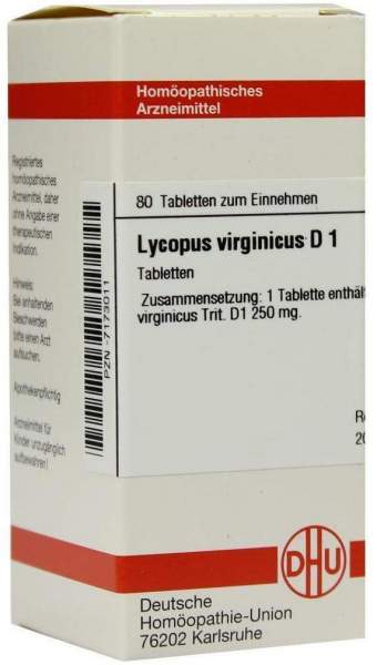 Lycopus Virginicus D 1 Tabletten