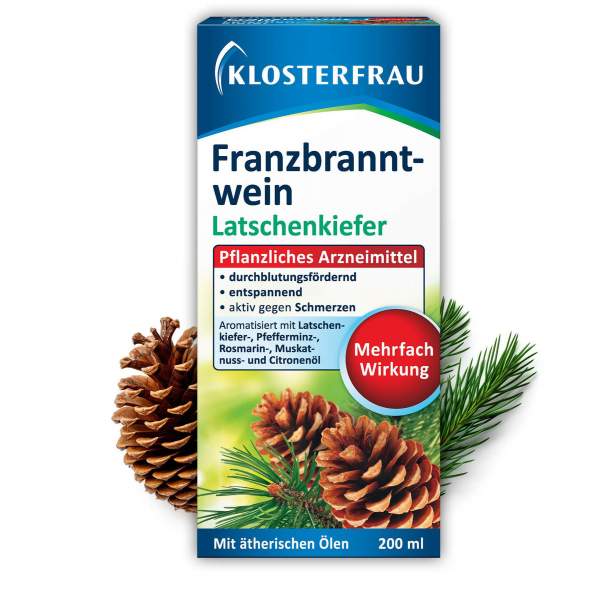 Klosterfrau Franzbranntwein Latschenkiefer Dosierflasche 200 ml