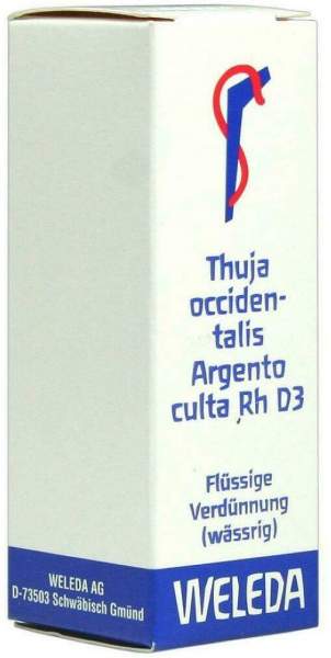 Weleda Thuja Occidentalis Argento Culta Rh D3 20 ml Dilution