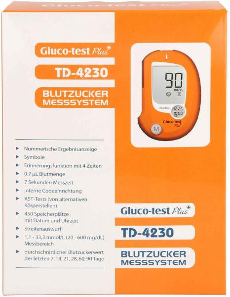 Gluco Test Plus 10 Set mg Dl