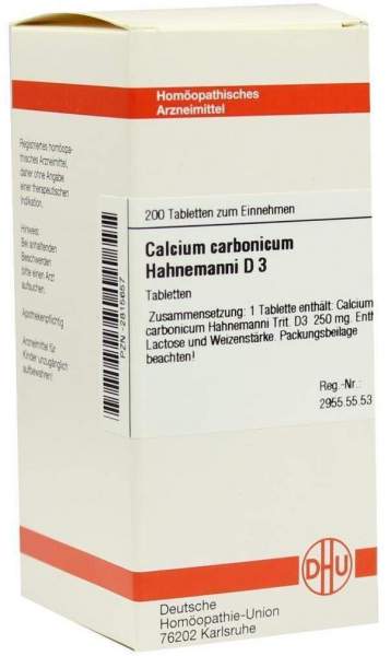 Calcium Carbonicum Hahnemanni D 3 200 Tabletten
