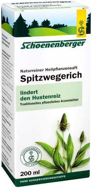 Spitzwegerichsaft Schoenenberger 200 ml