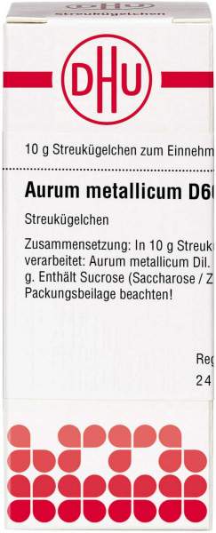 Aurum Metallicum D 60 Globuli 10 g