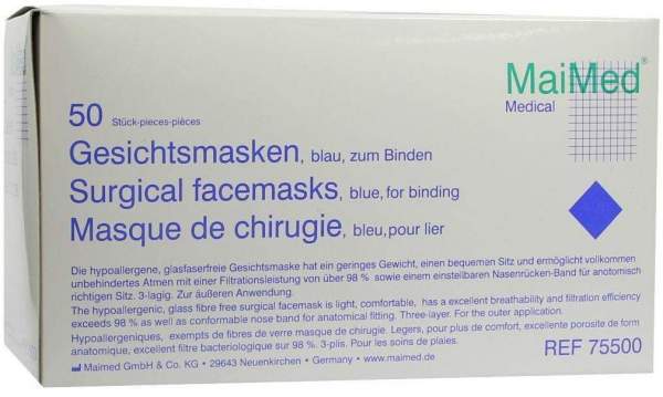 Mundschutz Z.Binden Blau