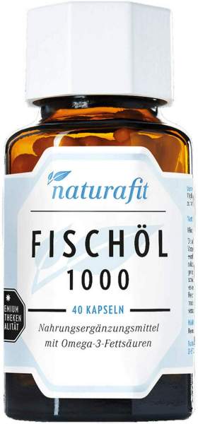 Naturafit Fischöl 1000 mg 40 Kapseln