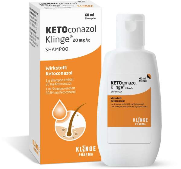 KETOconazol Klinge 20 mg pro g Shampoo 60 ml
