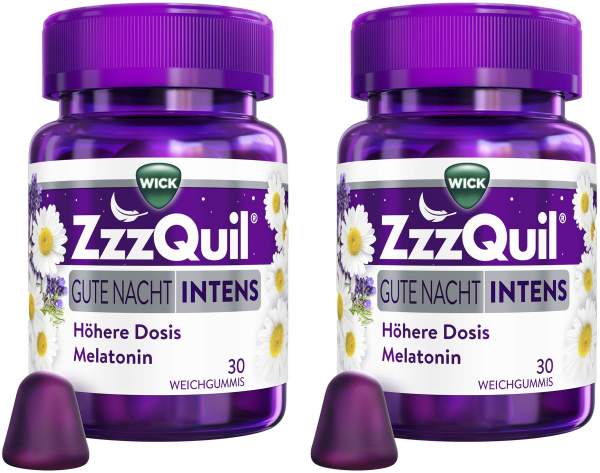 WICK ZzzQuil Gute Nacht Intens 2 x 30 Stück