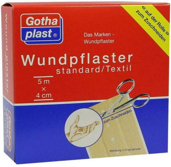 Gothaplast 1 Wundpflaster Standard 5 M X 4 cm Rolle