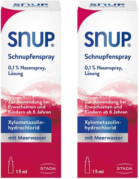 Snup Schnupfenspray 0,1 % Nasenspray 2 x 15 ml