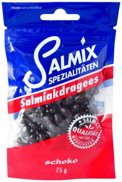 Salmix Salmiakdragees Schoko 75 G